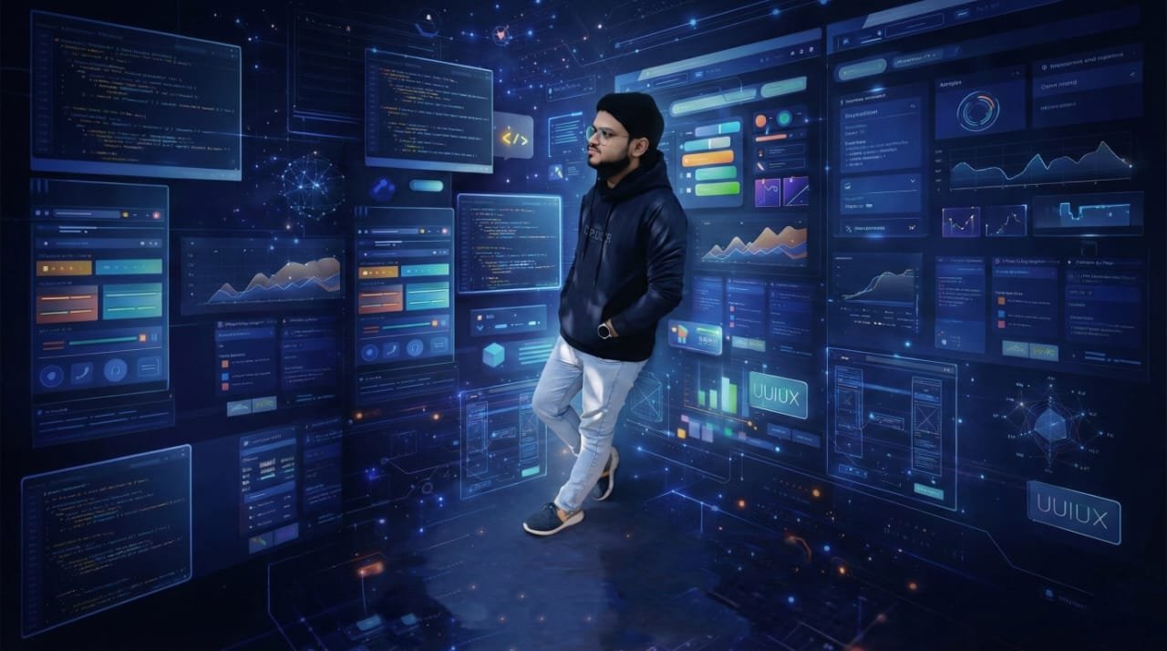 UI UX and Code Illustration